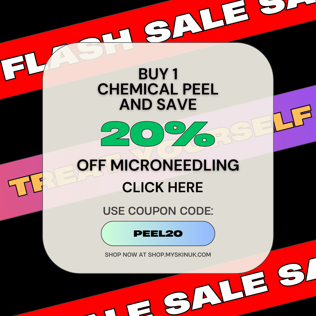 Buy 1 Chemical Peel and Save 20% off Microneedling