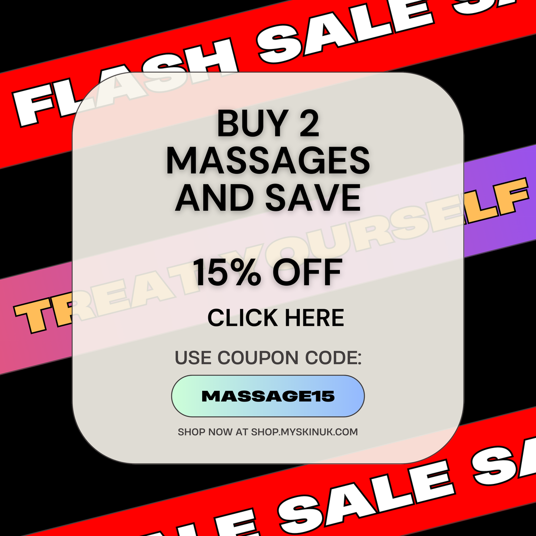 Buy 2 Massages and Save 15%